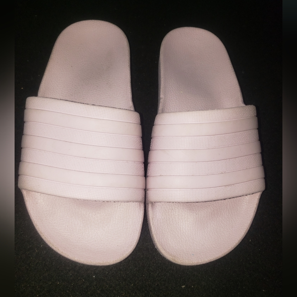 Adidas Classic Pink Slides Girls Sz